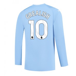 Maillot de foot Manchester City Jack Grealish #10 Domicile 2023-24 Manche Longue